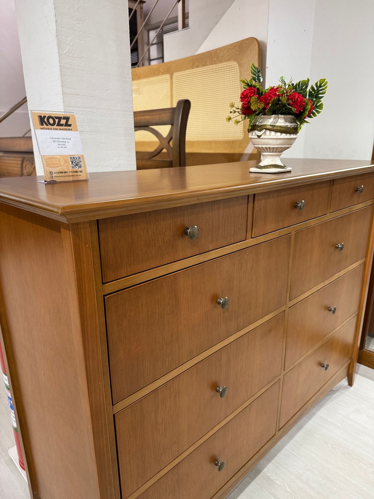CÔMODA VILA REAL 9 GAVETAS