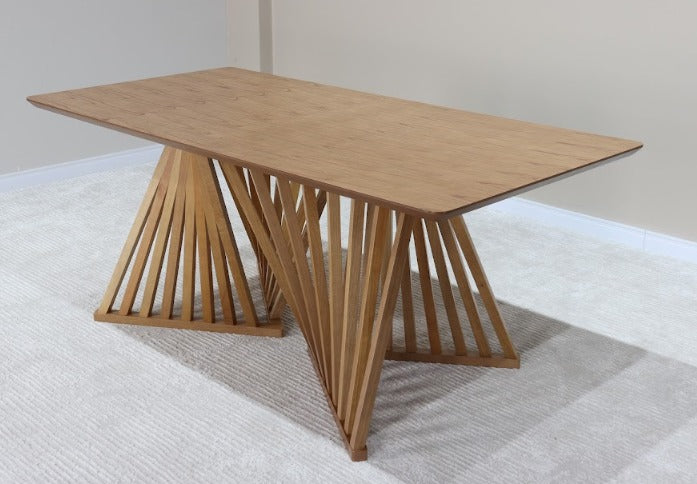MESA ROMANA TAMPO VIDRO PRETO