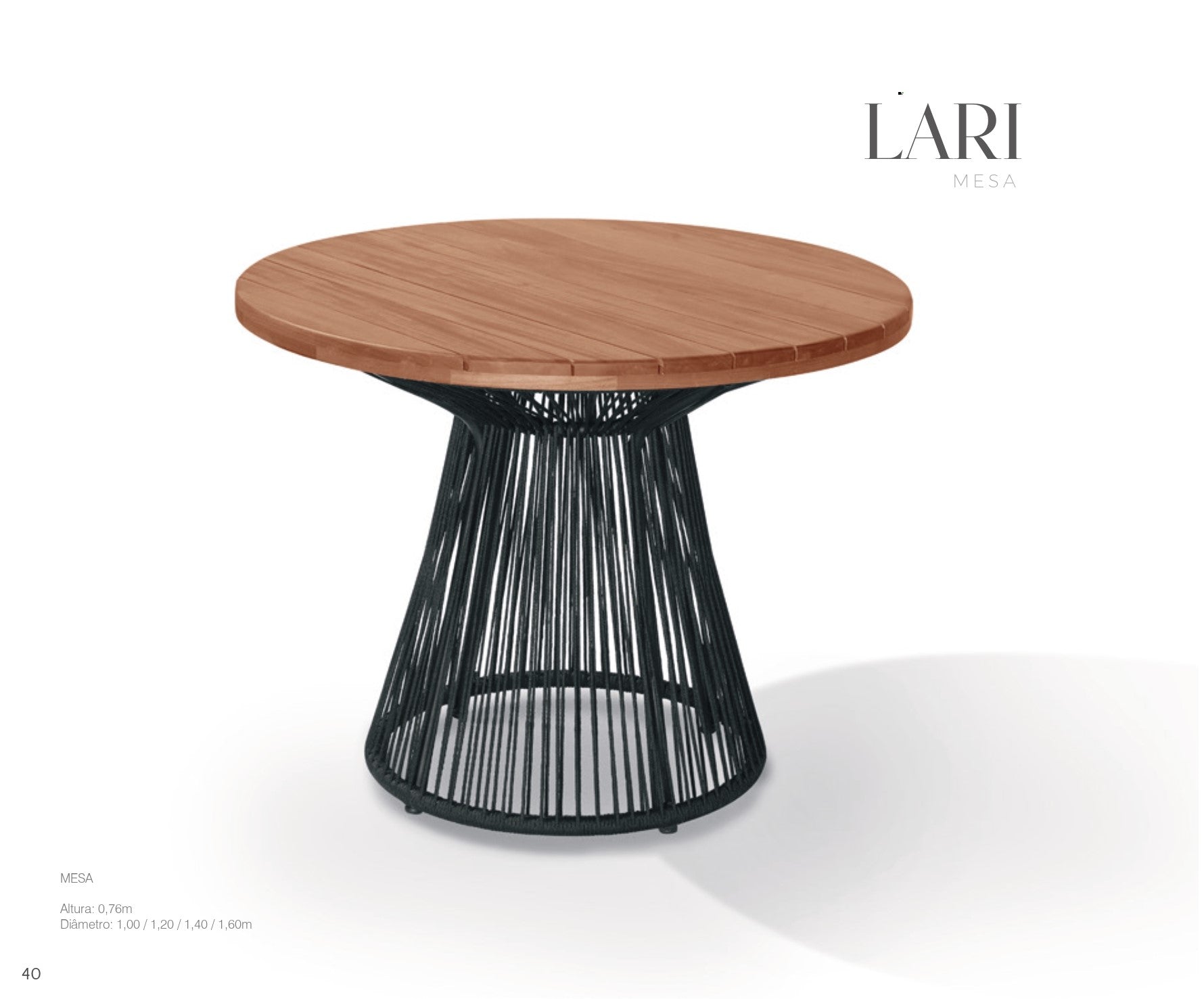 MESA LARI (SEM CADEIRAS)